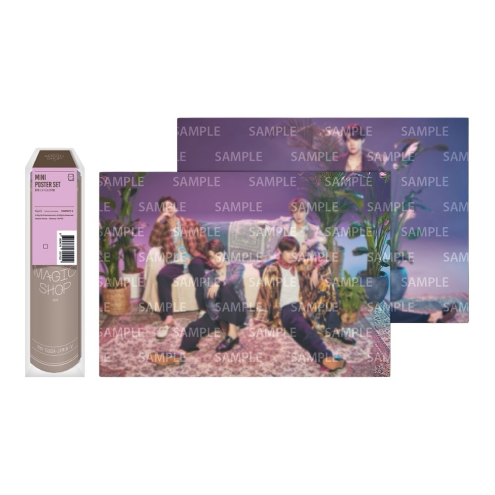 BTS JAPAN OFFICIAL FANMEETING VOL.5 MAGIC SHOP MINI POSTER SET - BRAND NEW